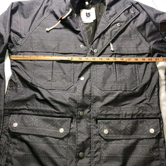 Burton Dry Ride Gray Soft-shell Parka Jacket - Picture 4 of 11